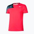 Maglia da tennis uomo Mizuno Daybreakers Shadow vibrant red