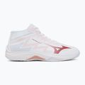 Scarpe da volley donna Mizuno Lightning Select Mid White/Rose Elegance/Lava Falls 2
