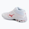 Scarpe da pallavolo donna Mizuno Wave Lightning Pro Mid white/rose elegance/lava falls 3