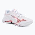 Scarpe da pallavolo donna Mizuno Wave Lightning Elite white/rose elegance/lava falls