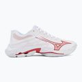 Scarpe da pallavolo donna Mizuno Wave Lightning Elite white/rose elegance/lava falls 2