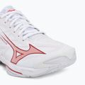 Scarpe da pallavolo donna Mizuno Wave Lightning Elite white/rose elegance/lava falls 7