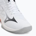 Scarpe da volley Mizuno Lightning Select Mid white/black/fiery red 7