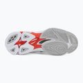 Scarpe da pallavolo Mizuno Wave Lightning Pro Mid white/black/fiery red 4