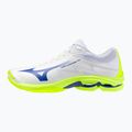 Scarpe da volley Mizuno Wave Lightning Pro white/lighting yellow/dazzling blue 8