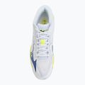 Scarpe da pallavolo Mizuno Wave Lightning Elite Mid white/lighting yellow/dazzling blue 5