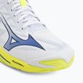 Scarpe da pallavolo Mizuno Wave Lightning Elite Mid white/lighting yellow/dazzling blue 7