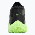 Scarpe da pallavolo Mizuno Wave Lightning Elite Mid black/glowing apple/mandarin orange 6