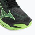 Scarpe da pallavolo Mizuno Wave Lightning Elite Mid black/glowing apple/mandarin orange 7