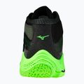 Scarpe da pallavolo Mizuno Wave Lightning Elite Mid black/glowing apple/mandarin orange 3