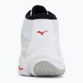 Scarpe da pallavolo Mizuno Wave Lightning Elite Mid white/black/fiery red 6