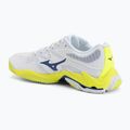 Scarpe da pallavolo Mizuno Wave Lightning Elite White/Lightning Yellow/Dazzling Blue 3