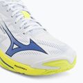 Scarpe da pallavolo Mizuno Wave Lightning Elite White/Lightning Yellow/Dazzling Blue 7