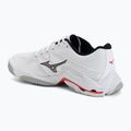 Scarpe da pallavolo Mizuno Wave Lightning Elite white/black/fiery red 3