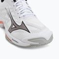Scarpe da pallavolo Mizuno Wave Lightning Elite white/black/fiery red 7
