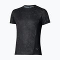 Maglia da running uomo  Mizuno Active DryAeroFlow Graphic black/gray