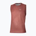 Maglia running uomo Mizuno Core Graphic Sleeveless copper brown