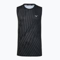 Maglia running uomo Mizuno Core Graphic Sleeveless black/gray
