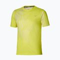T-shirt running uomo Mizuno Core Graphic Tee lightning yellow