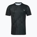 Maglia running uomo Mizuno Core Graphic Tee black/gray
