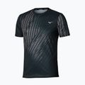 Maglia running uomo Mizuno Core Graphic Tee black/gray