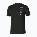Maglia da corsa da uomo Mizuno Core Run Short Sleeve Tee black