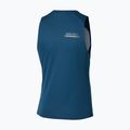 Maglia running uomo Mizuno Active DryAeroFlow Graphic Tank Top estate blue 2