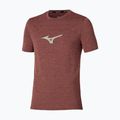 Maglia da running uomo Mizuno Core Runbird Tee copper brown