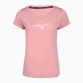 Maglia da running donna Mizuno Core Runbird Tee rose elegance