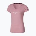 Maglia da running donna Mizuno Core Runbird Tee rose elegance
