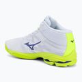 Scarpe da volley Mizuno Wave Lightning Pro Mid White/Lightning Yellow/Dazzling Blue 3
