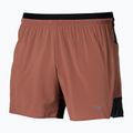 Pantaloncini running uomo Mizuno Active Alpha 5.5 copper brown