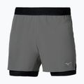 Pantaloncini running uomo Mizuno Core 5.5 Inches 2in1 lava smoke 2