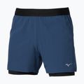 Pantaloncini running uomo Mizuno Core 5.5 Inches 2in1 Estate Blue