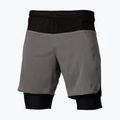 Pantaloncini da corsa da uomo Mizuno Trail Multipocket 2in1 lava smoke 3