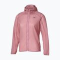 Giacca da running da donna Mizuno Tech Light Hooded Jacket rose elegance
