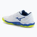 Scarpe da tennis da uomo Mizuno Wave Enforce Court AC white/dazzling blue/lightning 3