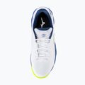 Scarpe da tennis da uomo Mizuno Wave Enforce Court CC white/dazzling blue/lightning 5