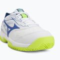 Scarpe da tennis da uomo Mizuno Break Shot 5 CC white/dazzling blue/lightning 7