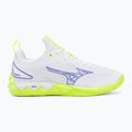 Scarpe da pallavolo Mizuno Wave Luminous 3 white/lightning yellow/dazzling blue 2