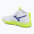 Scarpe da pallavolo Mizuno Wave Momentum Elite Mid white/lightning yellow/dazzling blue 3