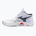 Scarpe da volley Mizuno Wave Momentum Elite Mid white/black/fiery red