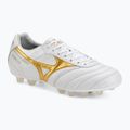 Scarpe da calcio Mizuno Morelia II Japan FG white/football gold/galaxy silver