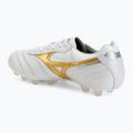 Scarpe da calcio Mizuno Morelia II Japan FG white/football gold/galaxy silver 3