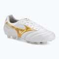 Scarpe da calcio Mizuno Morelia II Elite FG white/football gold/galaxy silver