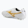 Scarpe da calcio Mizuno Morelia II Elite FG white/football gold/galaxy silver 3