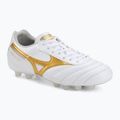Scarpe da calcio Mizuno Morelia II Pro FG white/football gold/galaxy silver