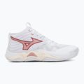 Scarpe da pallavolo donna  Mizuno Wave Momentum Elite Mid white/rose elegance/lava falls 2