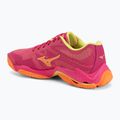 Scarpe da pallavolo Mizuno Wave Lightning Elite pink tetra/fortune yellow/ligh 3