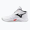 Scarpe da pallavolo Mizuno Wave Momentum Pro Mid white/black/fiery red 8
